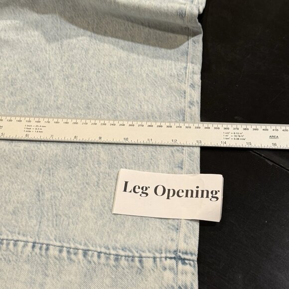 NWOT GAP High Rise Tall Baggy Wide Leg Lightwash Ultrasoft Denim Jeans Sz Medium - Picture 15 of 15